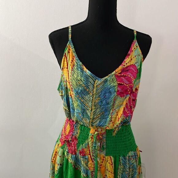 Cynthia Rowley Womens Two Piece Skirt and Top Flower Print Summer Outfit Sz L - Picture 2 of 14